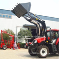 China Factory Sell Tz16D Tip Quality Heavy Duty 140-180HP Big Wheel Tractor Mounted Front End Loader with Standard Bucket